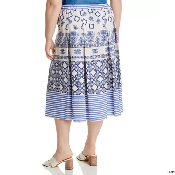 Marina Rinaldi Campania A-Line Pleated Skirt Size 18 - Picture 2 of 10